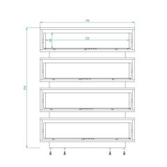 Александрия Комод (ЛДСП венге/белый бриллиант) в Кудымкаре - kudymkar.mebel24.online | фото 2