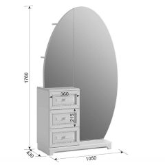 БЕЛЛА Шкаф комбинированный в Кудымкаре - kudymkar.mebel24.online | фото 3