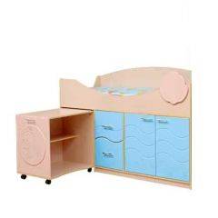 Набор мебели для детской Юниор -12.2 (700*1860) МДФ матовый в Кудымкаре - kudymkar.mebel24.online | фото 4