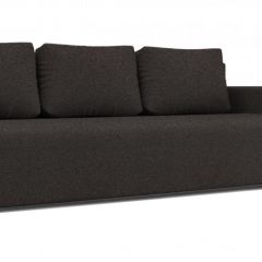 Диван Алиса 4 Bahama GRAFIT - Teos Dark Brown в Кудымкаре - kudymkar.mebel24.online | фото