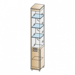 Гостиная Мелисса Композиция 12 (Ясень Асахи) в Кудымкаре - kudymkar.mebel24.online | фото 3