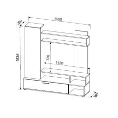 Гостиная МГС 9 (Белый/Цемент светлый) в Кудымкаре - kudymkar.mebel24.online | фото 4