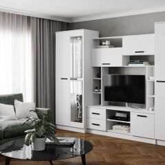 Гостиная СОЛО ЛДСП Белый в Кудымкаре - kudymkar.mebel24.online | фото