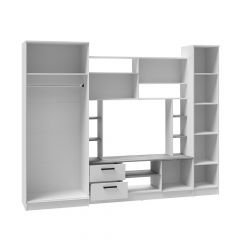 Гостиная СОЛО ЛДСП Белый в Кудымкаре - kudymkar.mebel24.online | фото 2
