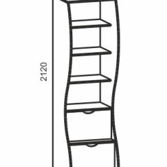 Киви №11 Пенал с 2мя ящ., (ЛДСП молочный дуб/лайм) в Кудымкаре - kudymkar.mebel24.online | фото 2