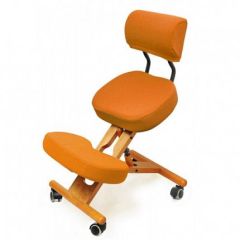 Коленный стул со спинкой Smartstool KW02В + Чехлы в Кудымкаре - kudymkar.mebel24.online | фото 4