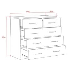 Комод 900 (Дуб сонома светлый) Эко в Кудымкаре - kudymkar.mebel24.online | фото 2