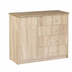 Комод Фиеста (Дуб сонома светлый) Эко в Кудымкаре - kudymkar.mebel24.online | фото