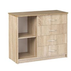 Комод Фиеста (Дуб сонома светлый) Эко в Кудымкаре - kudymkar.mebel24.online | фото 2