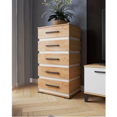 Комод КМ-1 ЛДСП Дуб крафт золотой в Кудымкаре - kudymkar.mebel24.online | фото