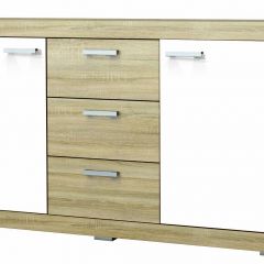 СОНАТА КС-1500 Комод (Дуб сонома/Белый глянец) в Кудымкаре - kudymkar.mebel24.online | фото