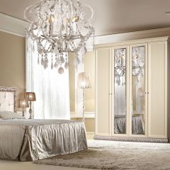 Комод Тиффани штрих-лак/серебро (ТФКМ-1) в Кудымкаре - kudymkar.mebel24.online | фото 2