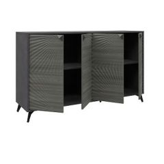 Комодино ПМ-390.03 Комод (ЛДСП Матера/МДФ Санторини темный) в Кудымкаре - kudymkar.mebel24.online | фото 3