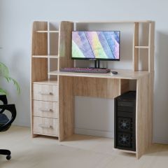 Компьютерный стол КЛ №6.3 (Дуб баррик) в Кудымкаре - kudymkar.mebel24.online | фото