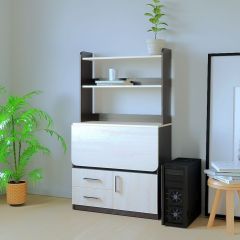Компьютерный стол СП-1 (Венге/Дуб молочный) в Кудымкаре - kudymkar.mebel24.online | фото 4