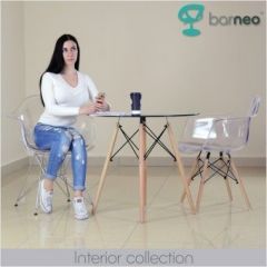 Кресло Barneo N-14-14 SteelMold прозрачный в Кудымкаре - kudymkar.mebel24.online | фото 2