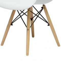 Кресло Barneo N-14 WoodMold белый в Кудымкаре - kudymkar.mebel24.online | фото 2