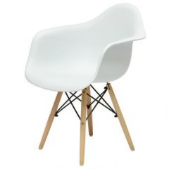 Кресло Barneo N-14 WoodMold белый в Кудымкаре - kudymkar.mebel24.online | фото