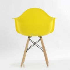 Кресло Barneo N-14 WoodMold желтый в Кудымкаре - kudymkar.mebel24.online | фото 3