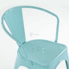 Кресло Barneo N-239 Tolix (RAL6027 бирюзовый) в Кудымкаре - kudymkar.mebel24.online | фото 4