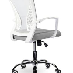 Кресло BRABIX "Wings MG-306" (пластик белый, хром, сетка, серое) 532012 в Кудымкаре - kudymkar.mebel24.online | фото 4