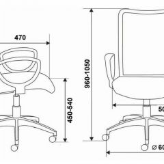 Кресло Бюрократ CH-599AXSN/TW-11 чёрный в Кудымкаре - kudymkar.mebel24.online | фото 3