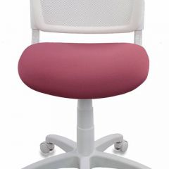 Кресло детское Бюрократ CH-W296NX/26-31 белый TW-15 розовый 26-31 в Кудымкаре - kudymkar.mebel24.online | фото 3