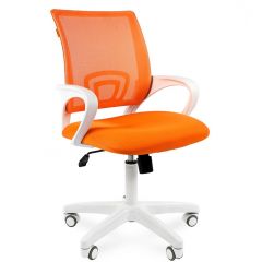 Кресло для оператора CHAIRMAN 696 white (ткань TW-16/сетка TW-66) в Кудымкаре - kudymkar.mebel24.online | фото 1
