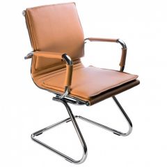 Кресло для посетителя Бюрократ CH-993-Low-V/Camel светло-коричневый в Кудымкаре - kudymkar.mebel24.online | фото 1