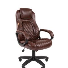 Кресло для руководителя  CHAIRMAN 432 (Экокожа коричневая) в Кудымкаре - kudymkar.mebel24.online | фото