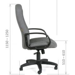 Кресло для руководителя  CHAIRMAN 685 СТ (ткань стандарт 10-356 черная) в Кудымкаре - kudymkar.mebel24.online | фото 6