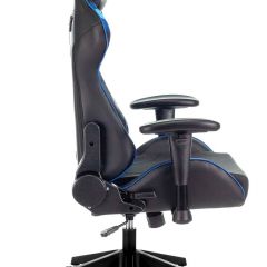 Кресло игровое Бюрократ VIKING 4 AERO BLUE черный/синий в Кудымкаре - kudymkar.mebel24.online | фото 8