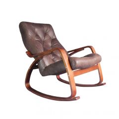 Кресло качалка Гранд 103-З-Ш Шоколад в Кудымкаре - kudymkar.mebel24.online | фото