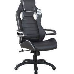 Кресло компьютерное BRABIX Techno Pro GM-003 (экокожа черное/серое, вставки серые) 531814 в Кудымкаре - kudymkar.mebel24.online | фото 2