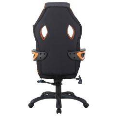 Кресло компьютерное BRABIX Techno Pro GM-003 (ткань черное/серое, вставки оранжевые) 531813 в Кудымкаре - kudymkar.mebel24.online | фото 5