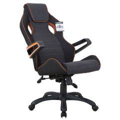 Кресло компьютерное BRABIX Techno Pro GM-003 (ткань черное/серое, вставки оранжевые) 531813 в Кудымкаре - kudymkar.mebel24.online | фото 8