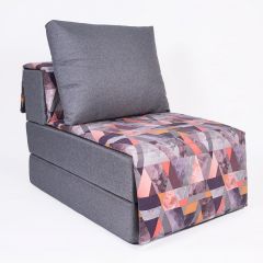 Кресло-кровать бескаркасное Харви (серый-сноу манго) в Кудымкаре - kudymkar.mebel24.online | фото