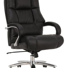 Кресло офисное BRABIX PREMIUM "Bomer HD-007" (рециклированная кожа, хром, черное) 531939 в Кудымкаре - kudymkar.mebel24.online | фото