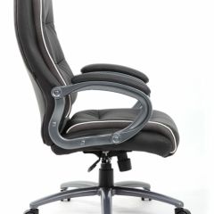 Кресло офисное BRABIX PREMIUM "Strong HD-009" (экокожа черная, ткань серая) 531945 в Кудымкаре - kudymkar.mebel24.online | фото 3