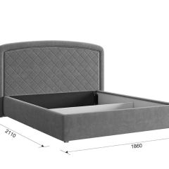 СИЛЬВА 2 Кровать с основанием 1600 в Кудымкаре - kudymkar.mebel24.online | фото