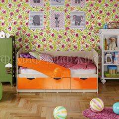 Кровать Бабочки (Оранжевый металлик) 1800 в Кудымкаре - kudymkar.mebel24.online | фото