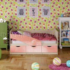 Кровать Бабочки (Розовый металлик) 1600 в Кудымкаре - kudymkar.mebel24.online | фото
