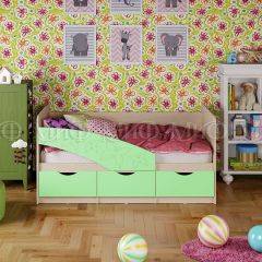 Кровать Бабочки (Салатовый матовый) 1600 в Кудымкаре - kudymkar.mebel24.online | фото 1