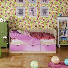Кровать Бабочки (Сиреневый металлик) 1600 в Кудымкаре - kudymkar.mebel24.online | фото