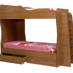 Кровать детская 2-х ярусная Юниор-1 (800*2000) ЛДСП в Кудымкаре - kudymkar.mebel24.online | фото