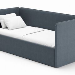 Кровать-диван Leonardo 160*70 (Серый) + боковина в Кудымкаре - kudymkar.mebel24.online | фото