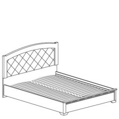 Кровать двойная №815 Парма кремовый белый (1800) в Кудымкаре - kudymkar.mebel24.online | фото 2