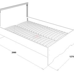 Кровать двойная Ольга 1Н + 2-а ящика (1200*2000) в Кудымкаре - kudymkar.mebel24.online | фото 2