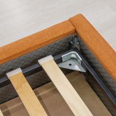 Кровать интерьерная Миа (1600) Купер 03/Кант Лайт 10 в Кудымкаре - kudymkar.mebel24.online | фото 9