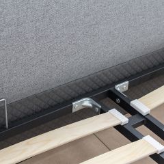 Кровать интерьерная Миа (1600) Купер 18/Кант Лайт 10 в Кудымкаре - kudymkar.mebel24.online | фото 7